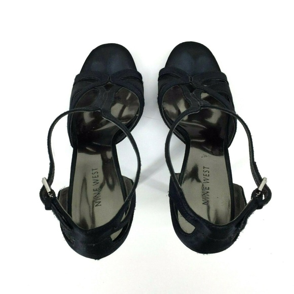 Nine West Borderine 2 Strappy Stiletto Heel Sz 8.5 - Picture 4 of 8